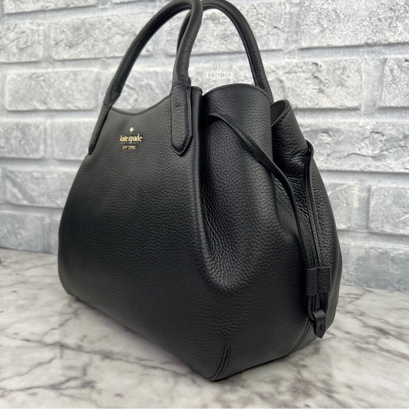 Kate Spade Dumpling Large Satchel In Black - Picture 4 of 14